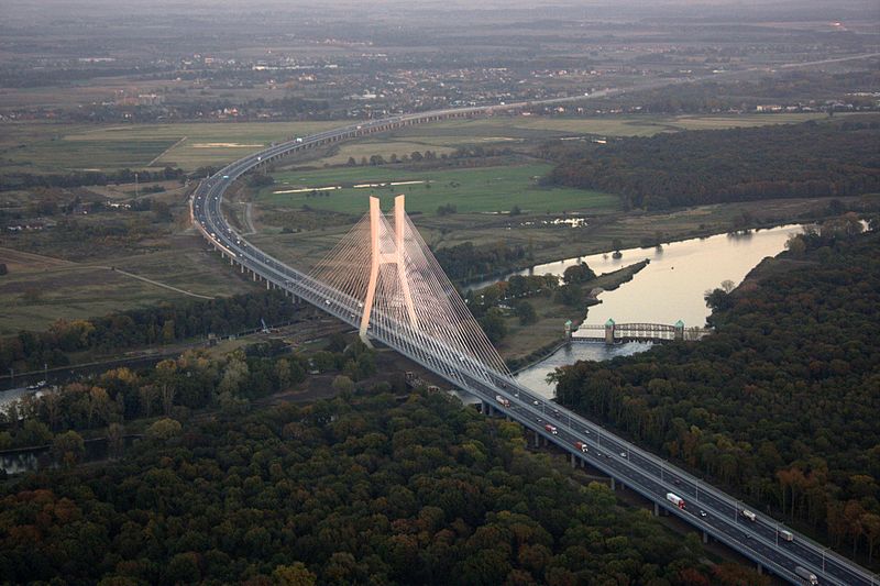 Вантовый мост - Rędziński, Вроцлав (Most wantowy - Rędziński, Wrocław)